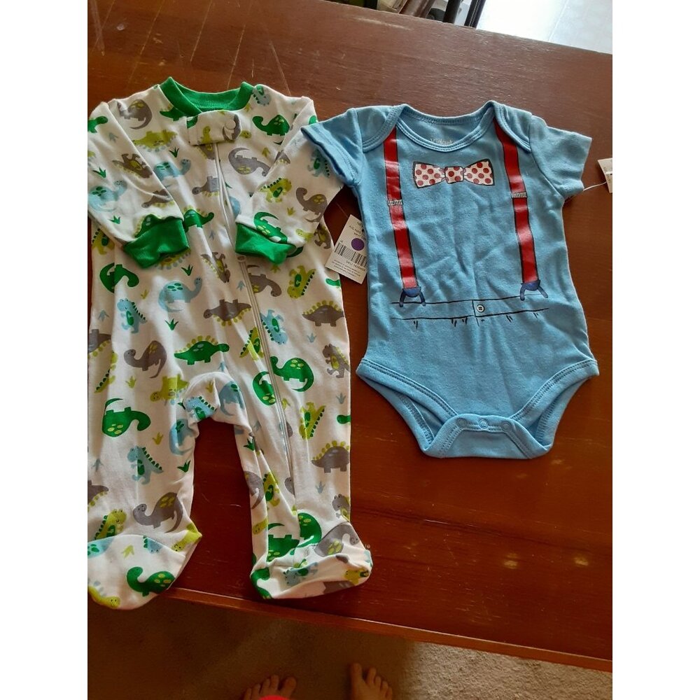 Kidgets Sleeper & One Piece  0/3M NWT
